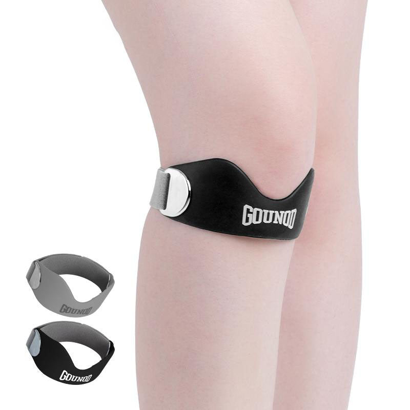 Silicone Patella Knee Strap for Knee Pain Relief – Adjustable Brace for Women & Men, Ideal for Running, Basketball, Volleyball, Squats, Tendonitis, and Jumper’s Knee Support