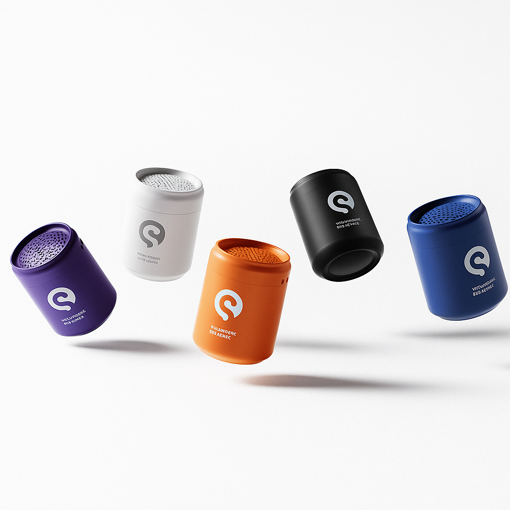 3-in-1 function Compact  Mini Small Bluetooth  Pocket-sized Portable  speaker Keychain Flashlight