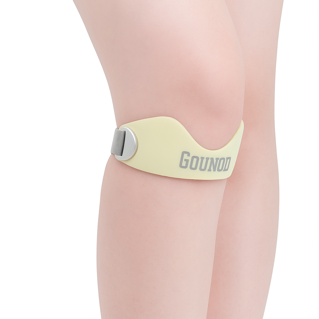 Silicone Patella Knee Strap for Knee Pain Relief – Adjustable Brace for Women & Men, Ideal for Running, Basketball, Volleyball, Squats, Tendonitis, and Jumper’s Knee Support